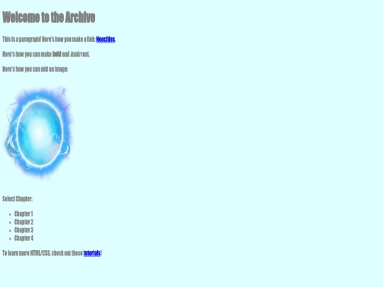 index screenshot