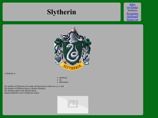 slytherin screenshot