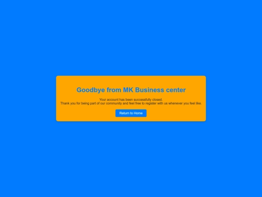 goodbye screenshot
