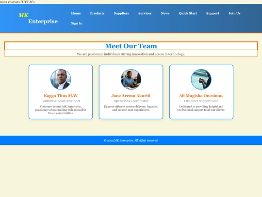 team screenshot