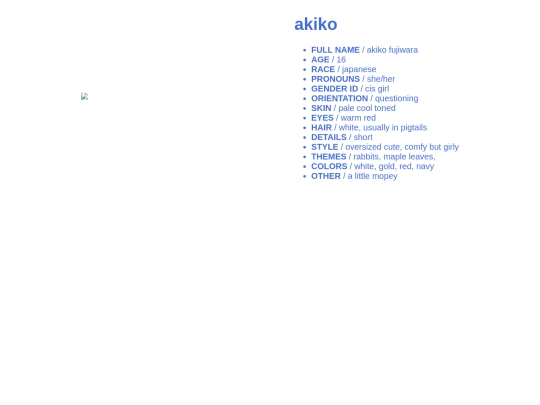 characters/akiko screenshot