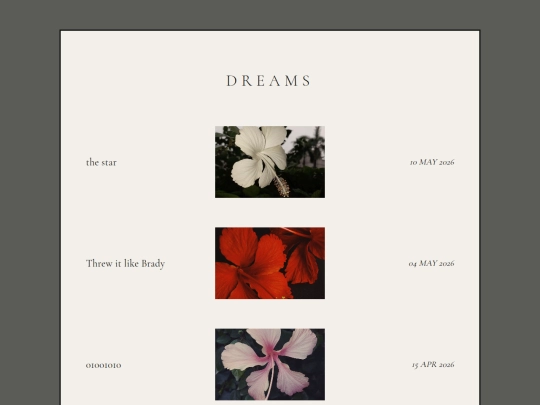 dream-log screenshot