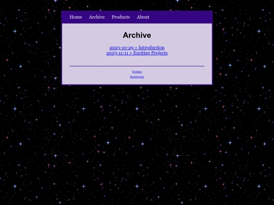 archive screenshot