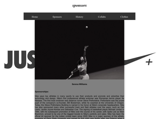 Sponsers screenshot