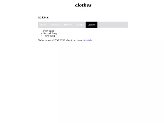 clothes screenshot