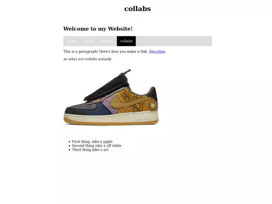 collabs screenshot