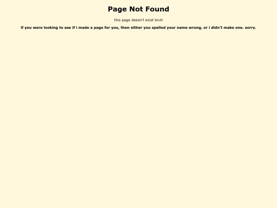 not_found screenshot