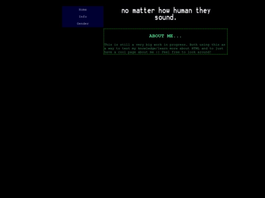info screenshot