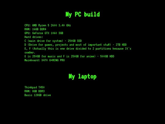 hardware screenshot