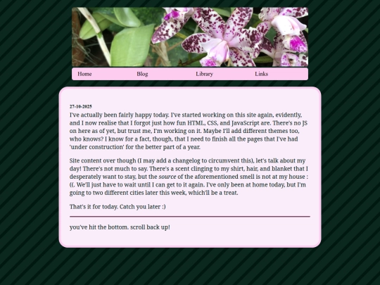 blog screenshot