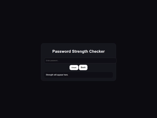 tools/password-checker screenshot
