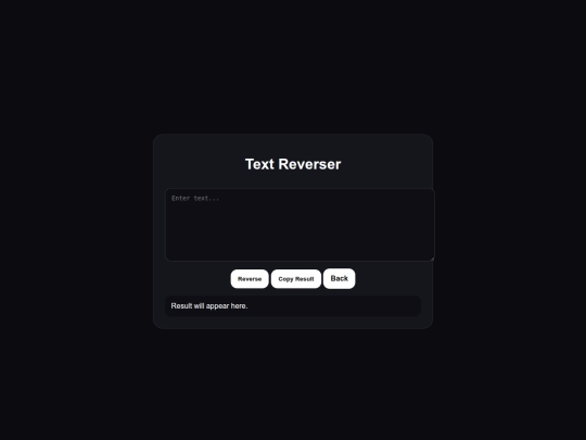 tools/text-reverser screenshot