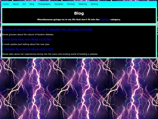 blog screenshot