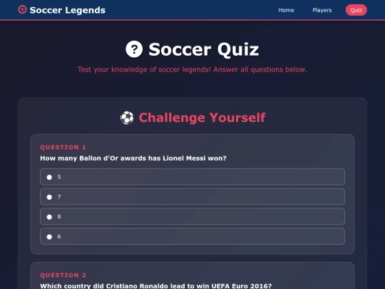quiz screenshot
