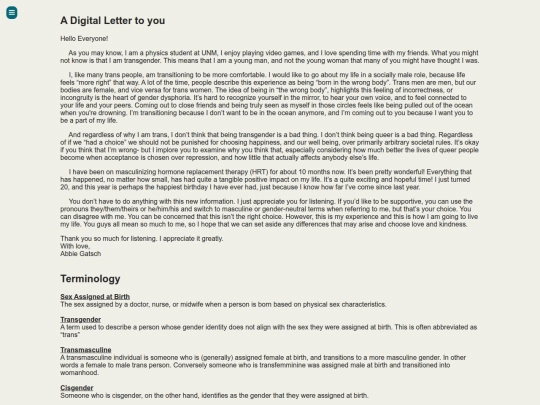 a_digital_letter/announcement screenshot
