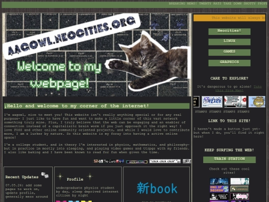 homepage screenshot