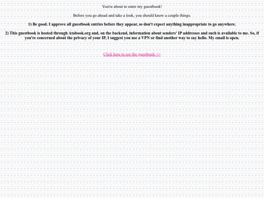 guestbook screenshot