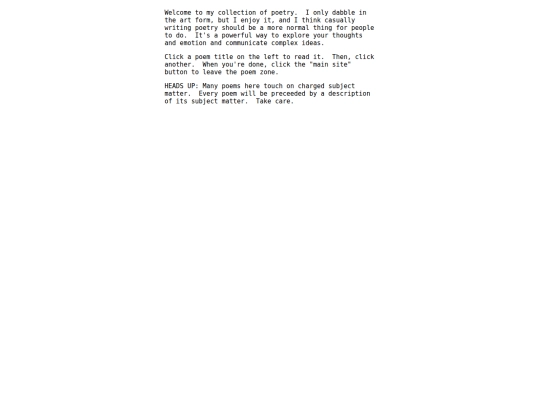 poetry/poetry screenshot