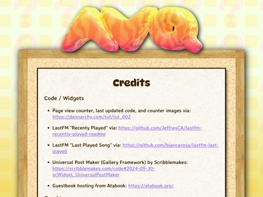 credits screenshot