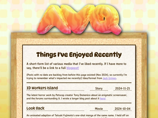 things-ive-enjoyed screenshot