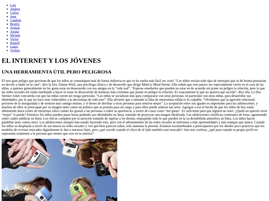 WEBCOLECTIVA/laura screenshot