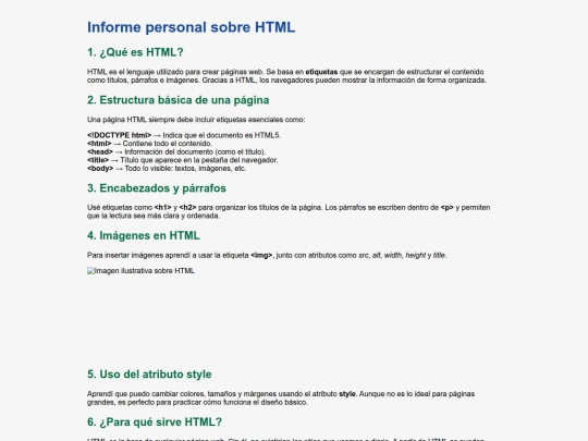 Info screenshot