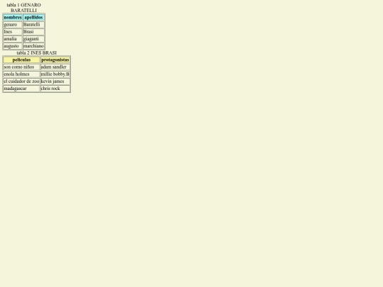 tablas screenshot