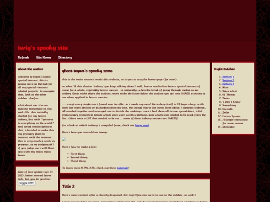 index screenshot