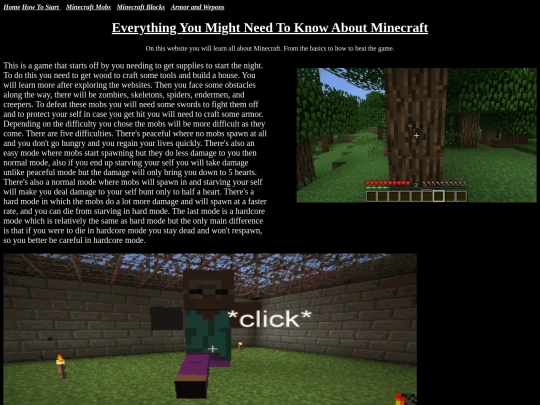 Minecraft/MinecraftHome screenshot