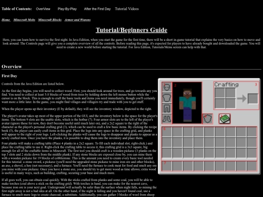 Minecraft/MinecraftHowToStart screenshot