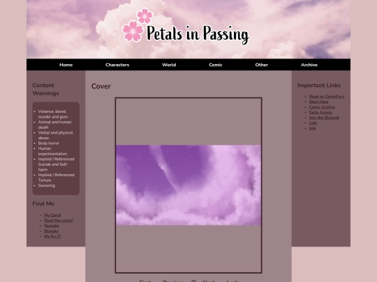 comic/Petals in Passing screenshot