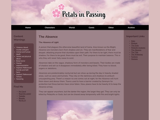 world/absence screenshot