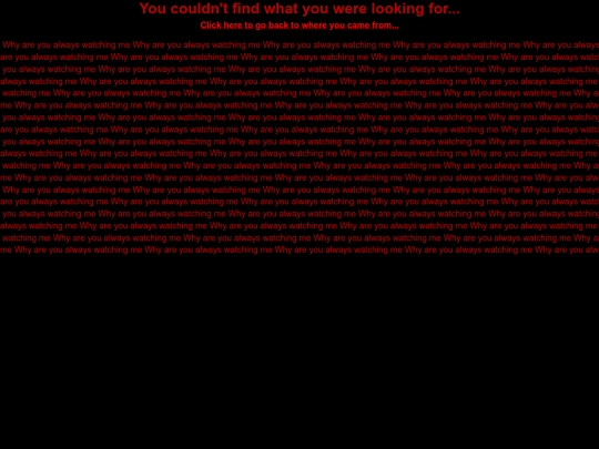 not_found screenshot