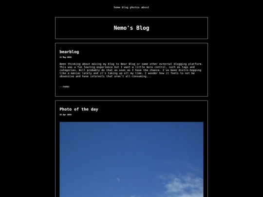 blog screenshot