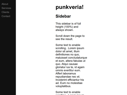 index screenshot