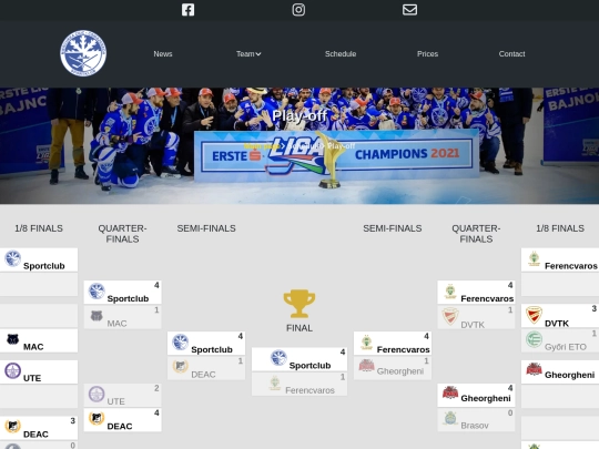 Schedule/Play-off screenshot