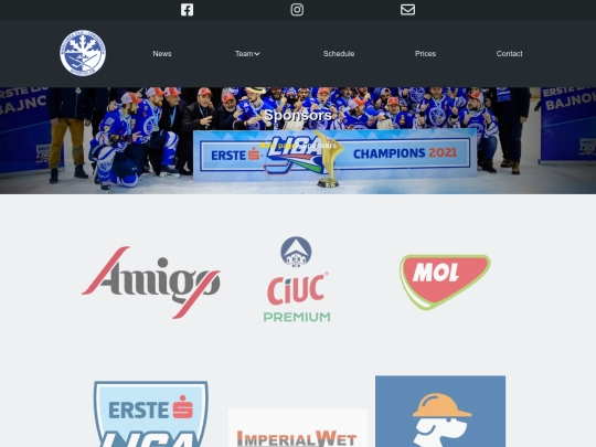 Sponsors screenshot