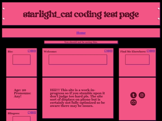 testpage screenshot