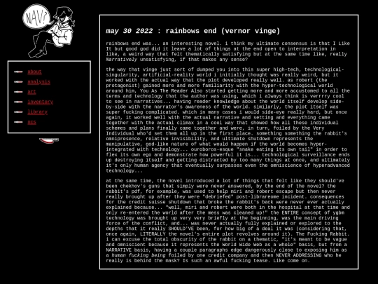 analysis/revv screenshot