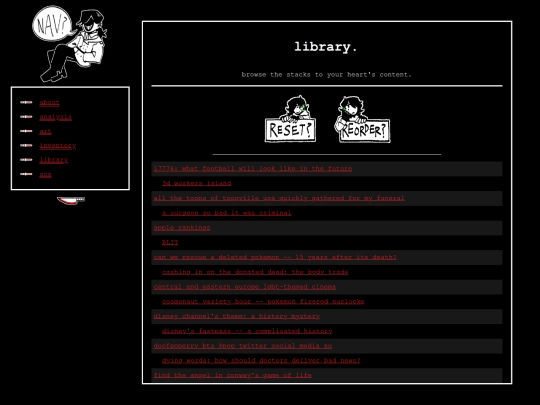 library screenshot