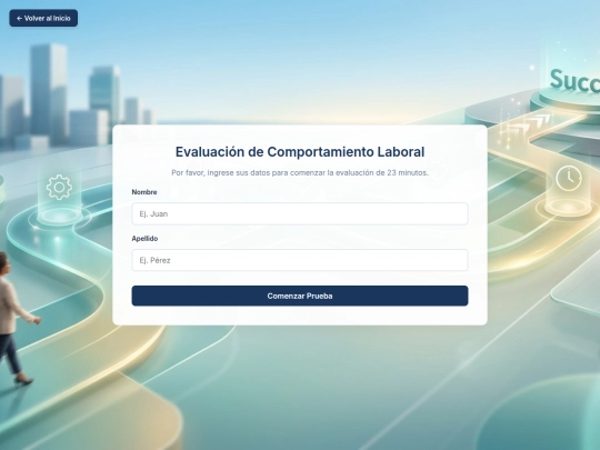 evtalento/comportamiento relacionado con el trabajo screenshot