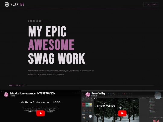 portfolio screenshot