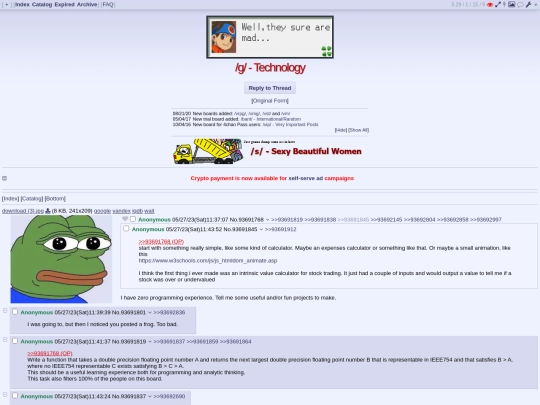 sites/(2) _g_ - I have zero programming experience. Tell me some u - Technology - 4chan (5_27_2023  screenshot