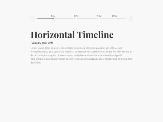 horizontal-timeline screenshot