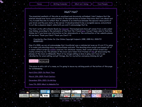 blog screenshot