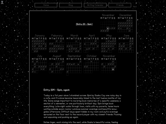 writing/Spin screenshot