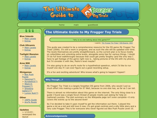 my-frogger screenshot