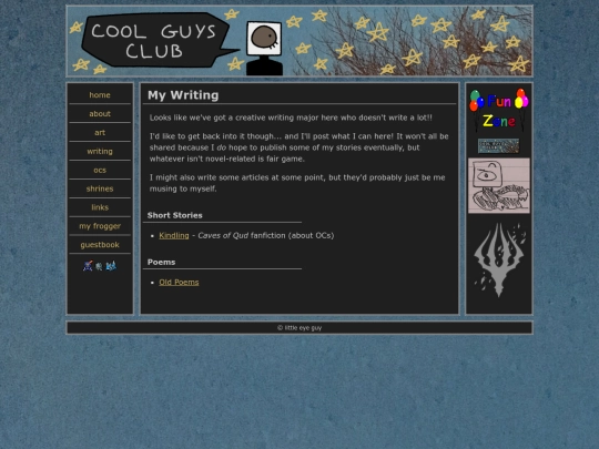 writing screenshot
