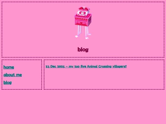 blog screenshot