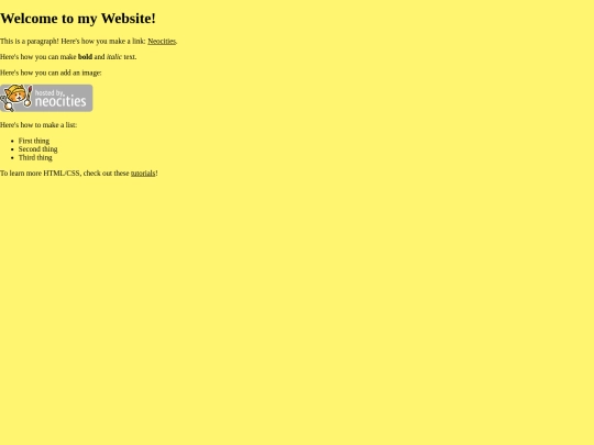 links screenshot